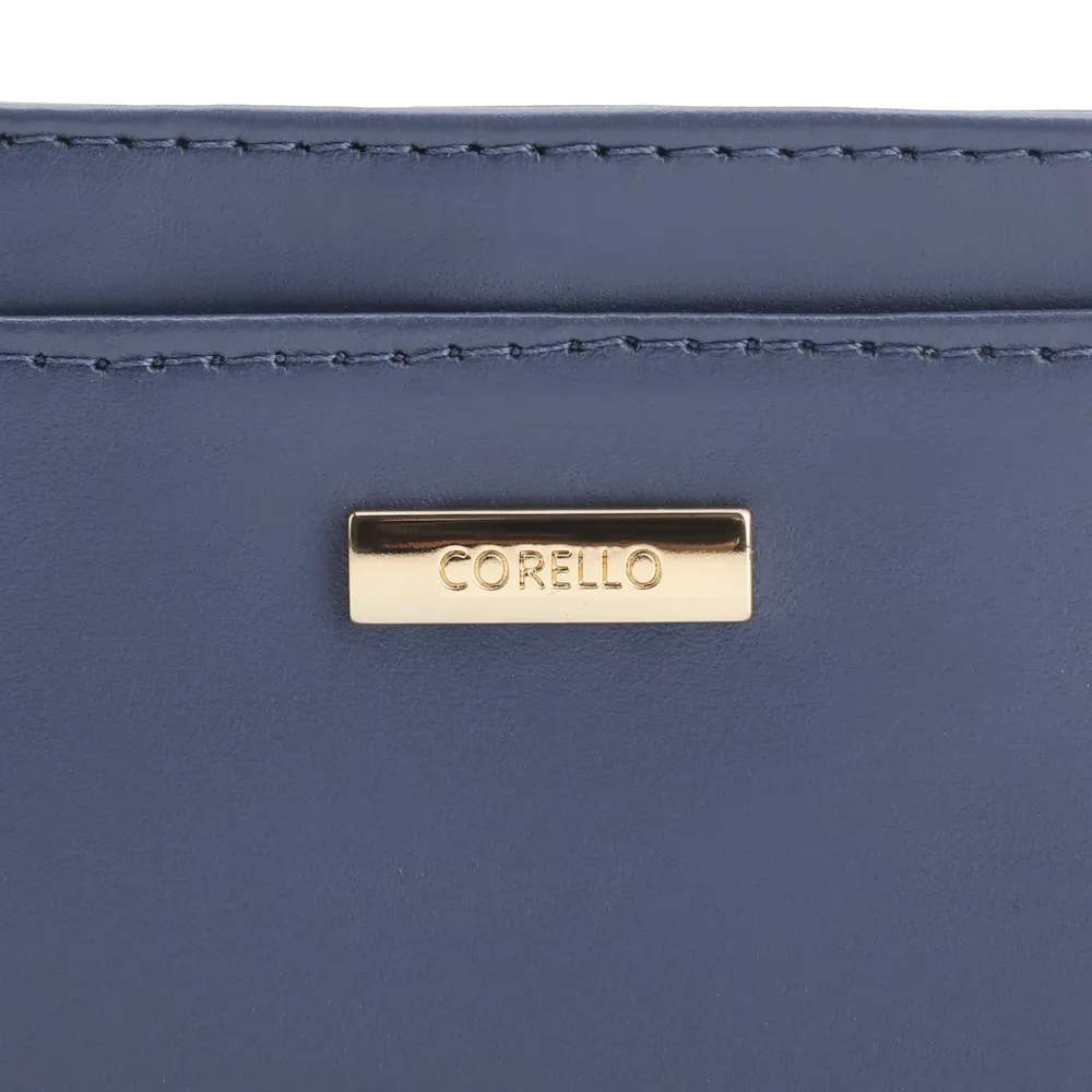 Porta Cartão Couro Azul - imagem 4