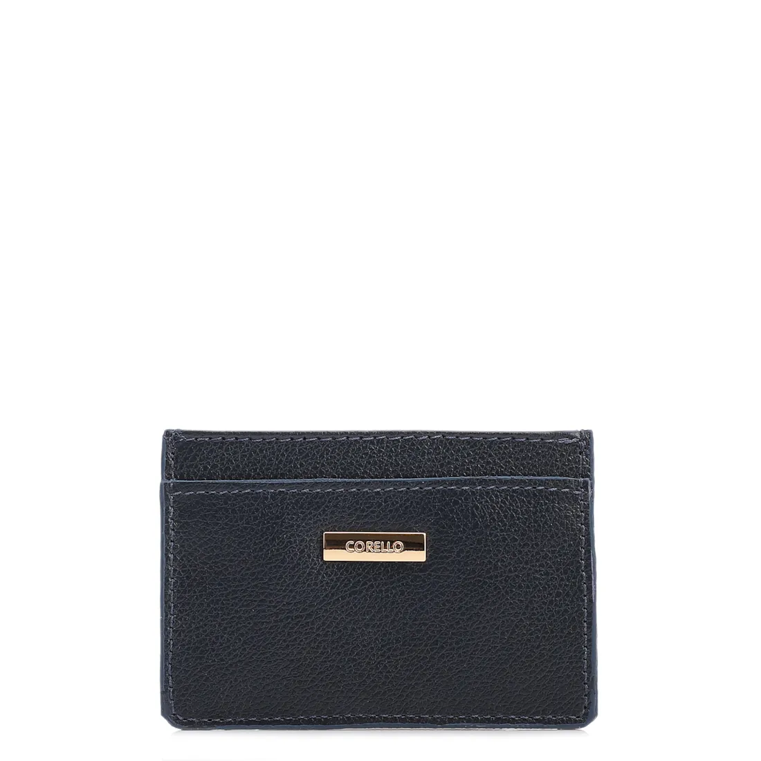 Porta Cartão Couro Azul