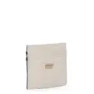 Porta Cartão Couro Croco Off White - imagem 2