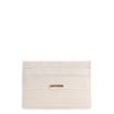 Porta Cartão Couro Croco Off White - imagem 1
