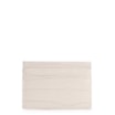 Porta Cartão Couro Croco Off White - imagem 3