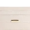 Porta Cartão Couro Croco Off White - imagem 4