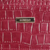 Porta Cartão Couro Croco Vermelho - imagem 4