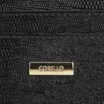 Porta Cartão Couro Lezard Preto - imagem 4