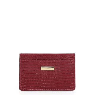 Couro Lezard Vermelho