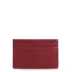 Porta Cartão Couro Lezard Vermelho - imagem 3