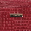 Porta Cartão Couro Lezard Vermelho - imagem 4