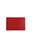 Porta Cartão Couro Lezard Vermelho - imagem 3