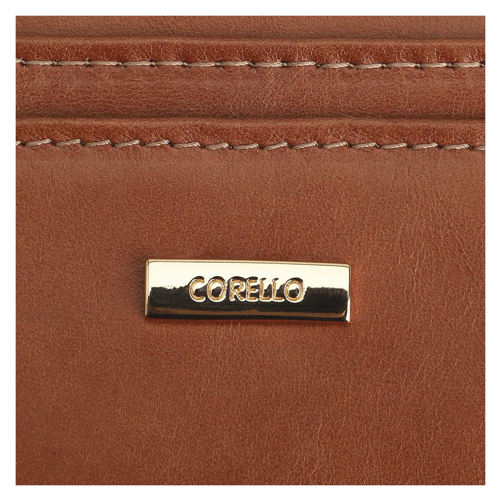 Porta Cartão Couro Marrom
