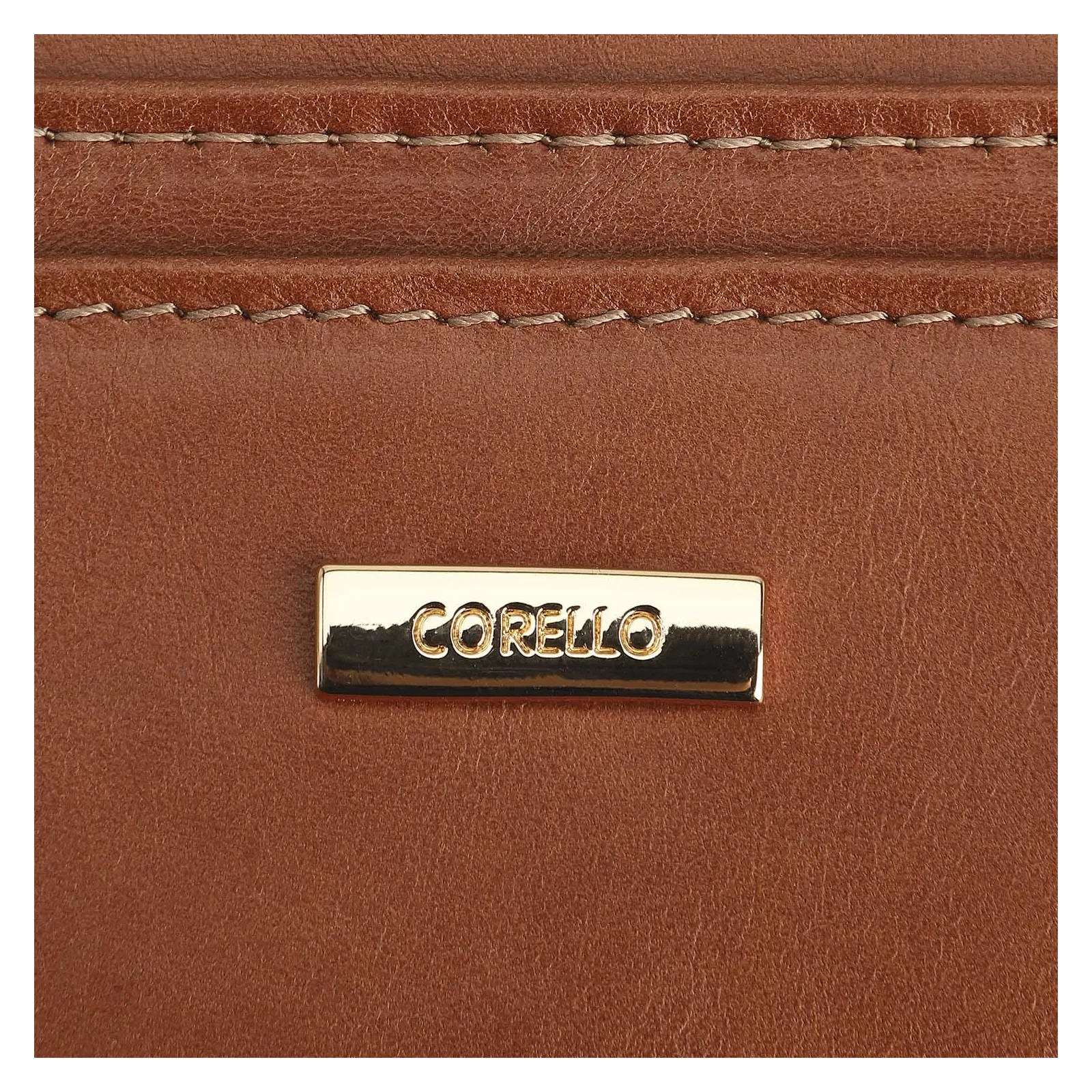 Porta Cartão Couro Marrom