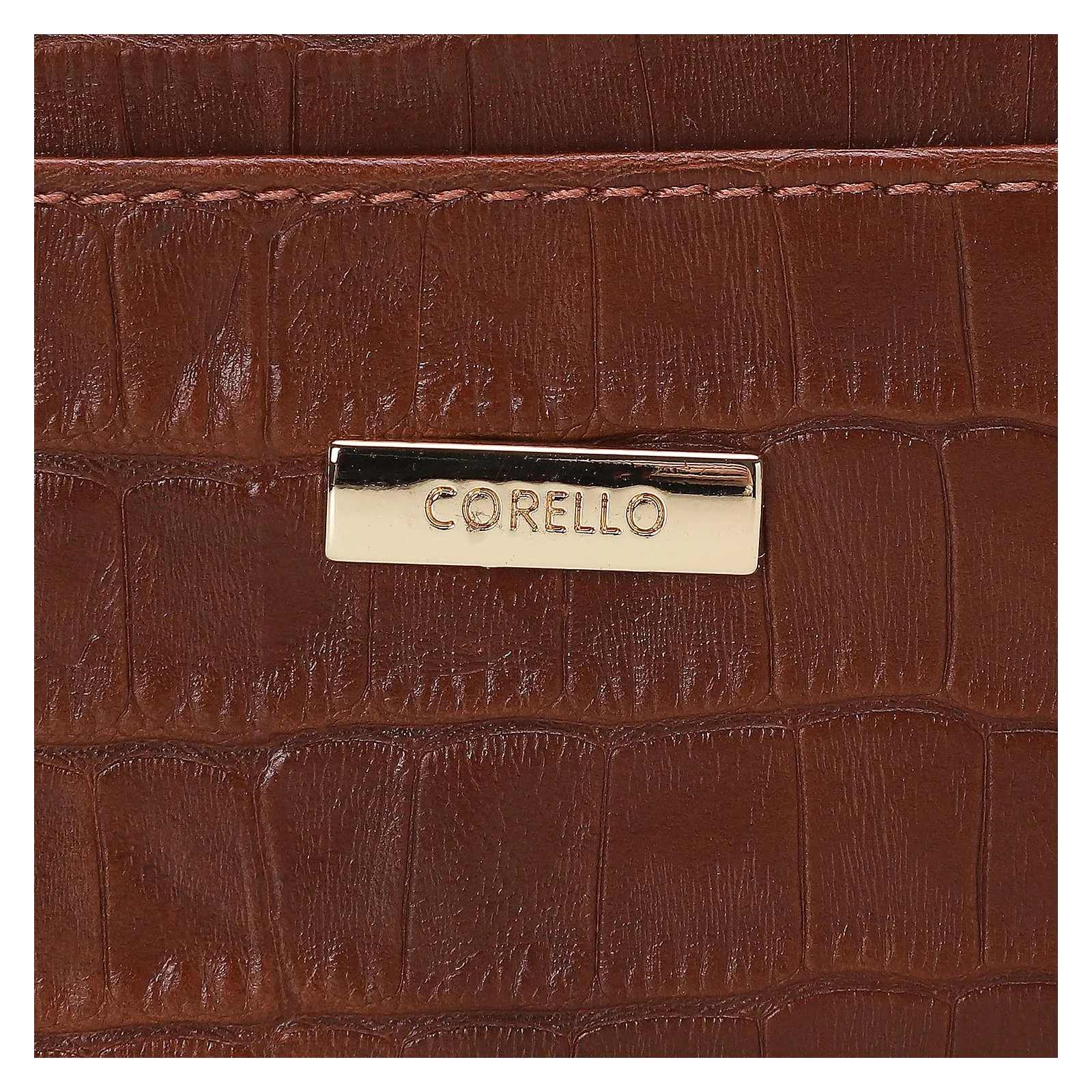 Porta Cartão Couro Marrom Escuro