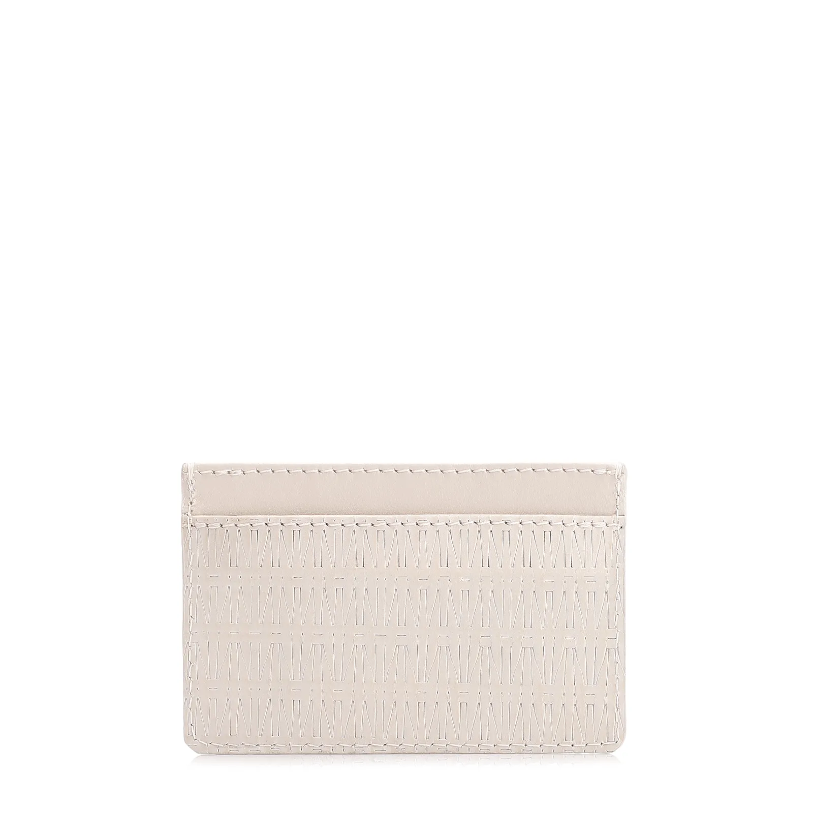 Porta Cartão Couro Off White