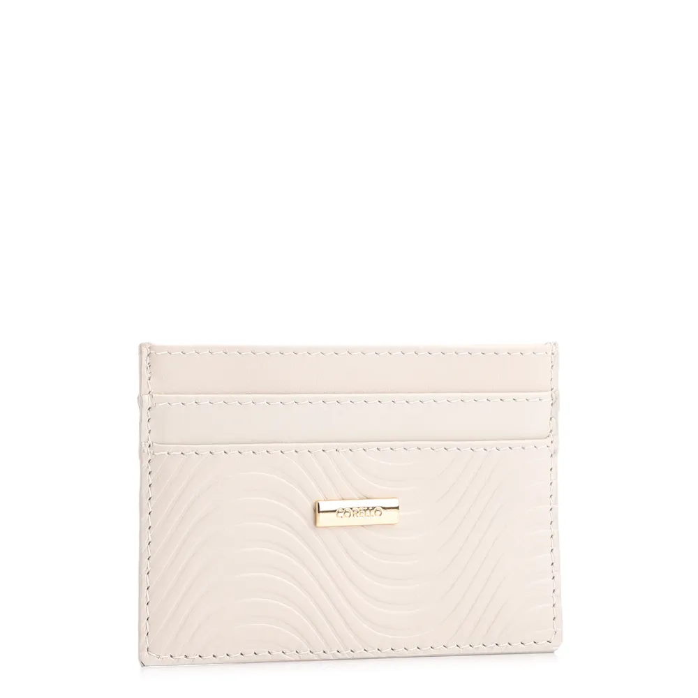 Porta Cartão Couro Onda Off White - imagem 2
