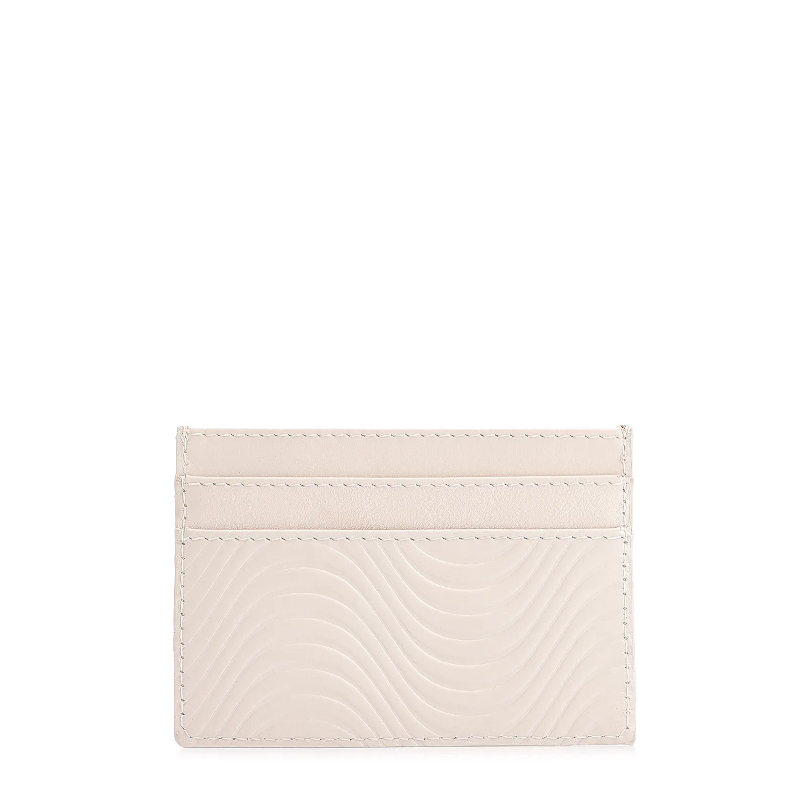 Porta Cartão Couro Onda Off White