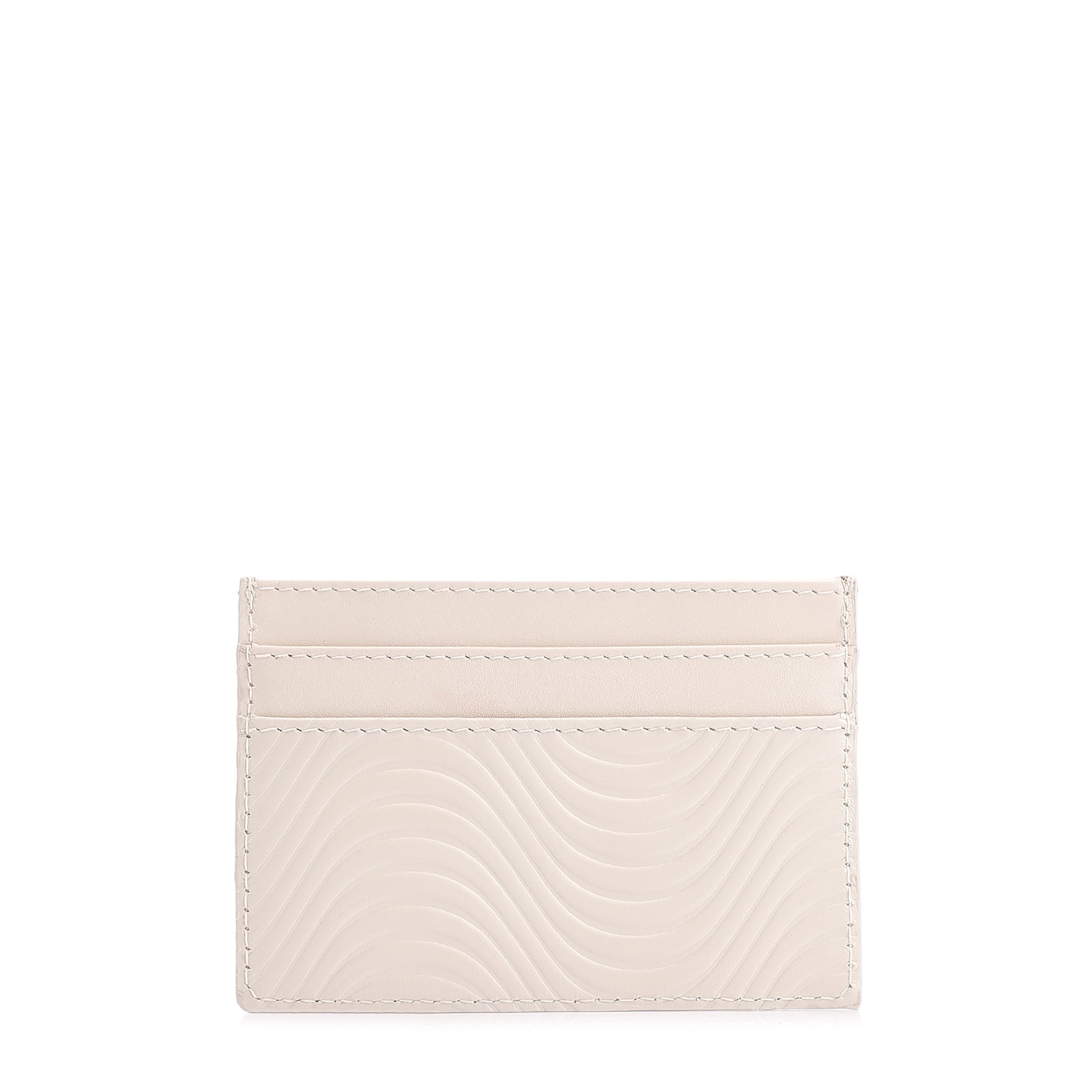 Porta Cartão Couro Onda Off White