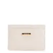 Porta Cartão Couro Tramado Off White - imagem 1