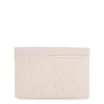 Porta Cartão Couro Tramado Off White - imagem 3