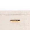 Porta Cartão Couro Tramado Off White - imagem 4