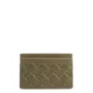 Porta Cartão Couro Tresse Verde Alecrim/Couro Verde - imagem 3