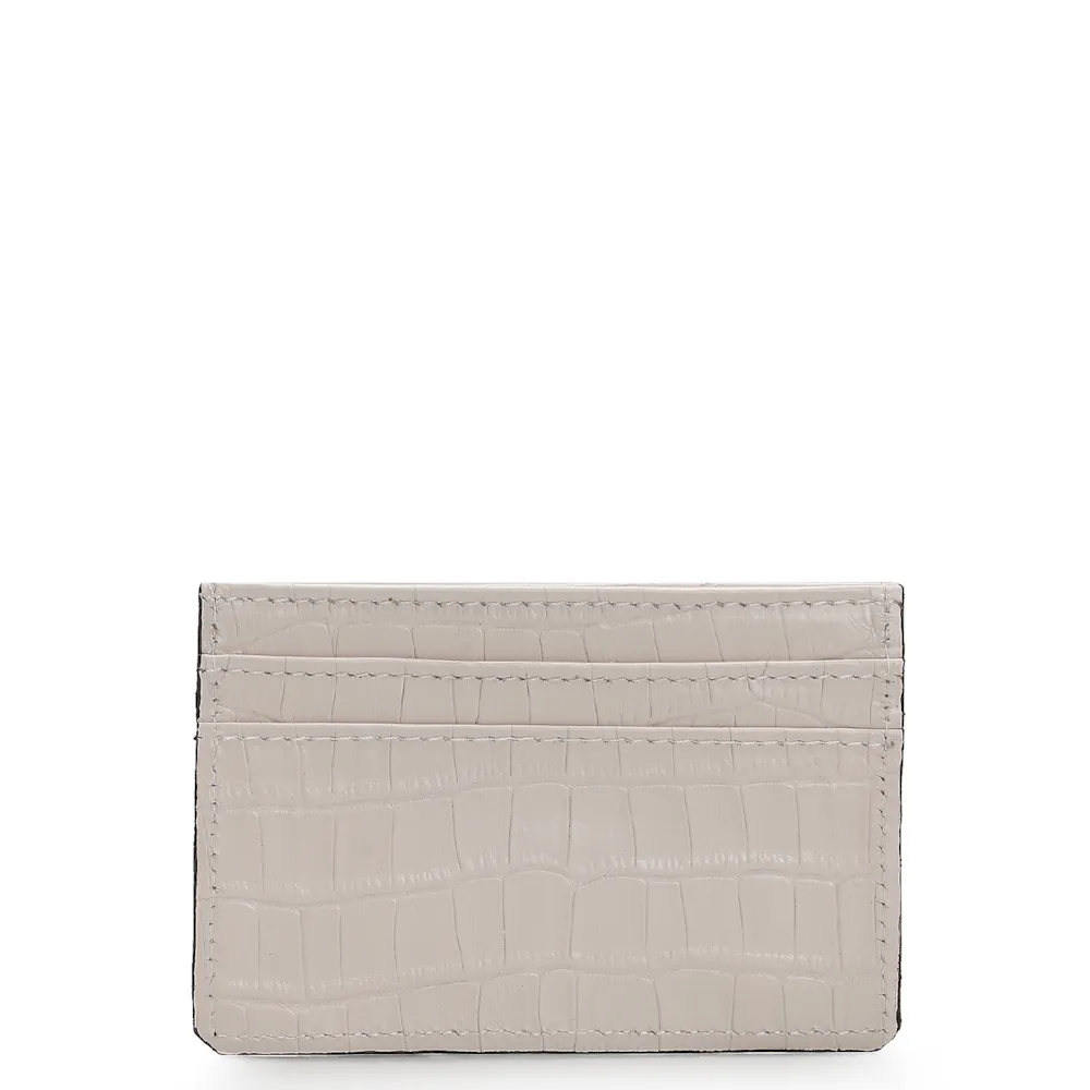 Porta Cartão Croco Off White - imagem 3