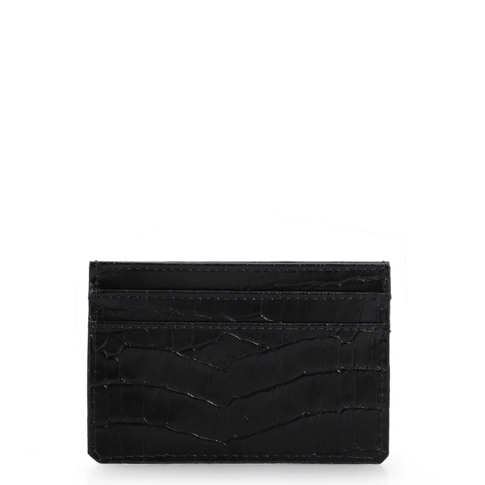 Porta Cartão Croco Preto - imagem 3
