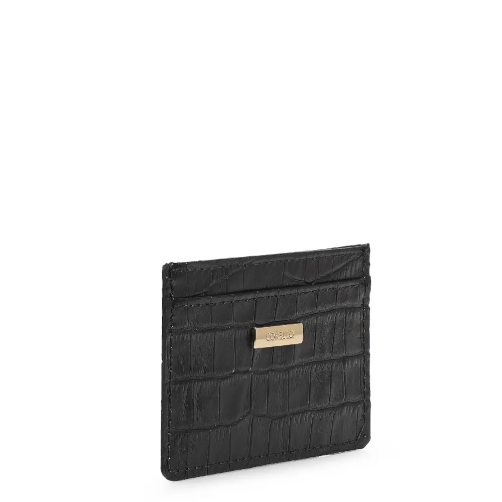 Porta Cartão Croco Preto - imagem 2
