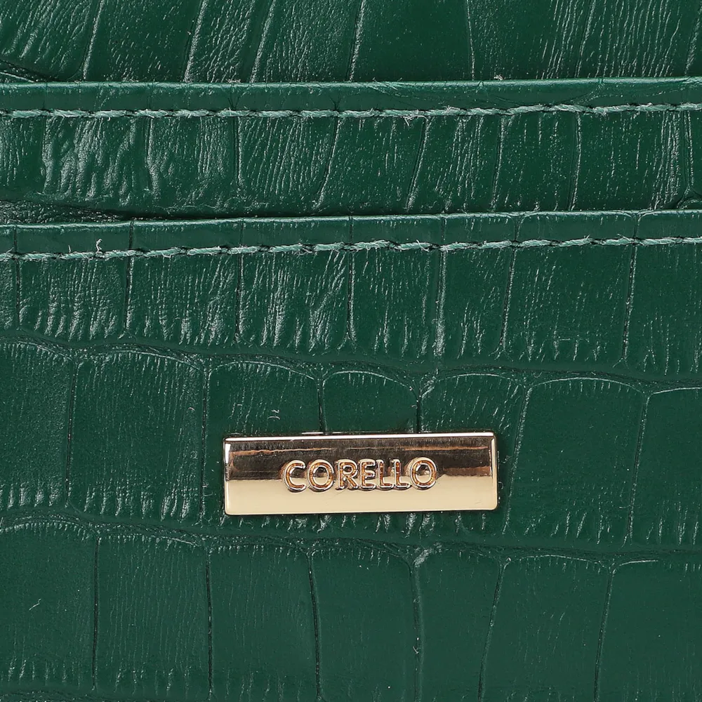 Porta Cartão Croco Verde Floresta - imagem 4