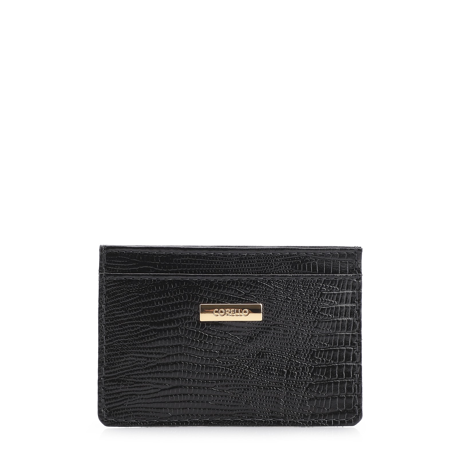 Porta Cartão Lezard Preto