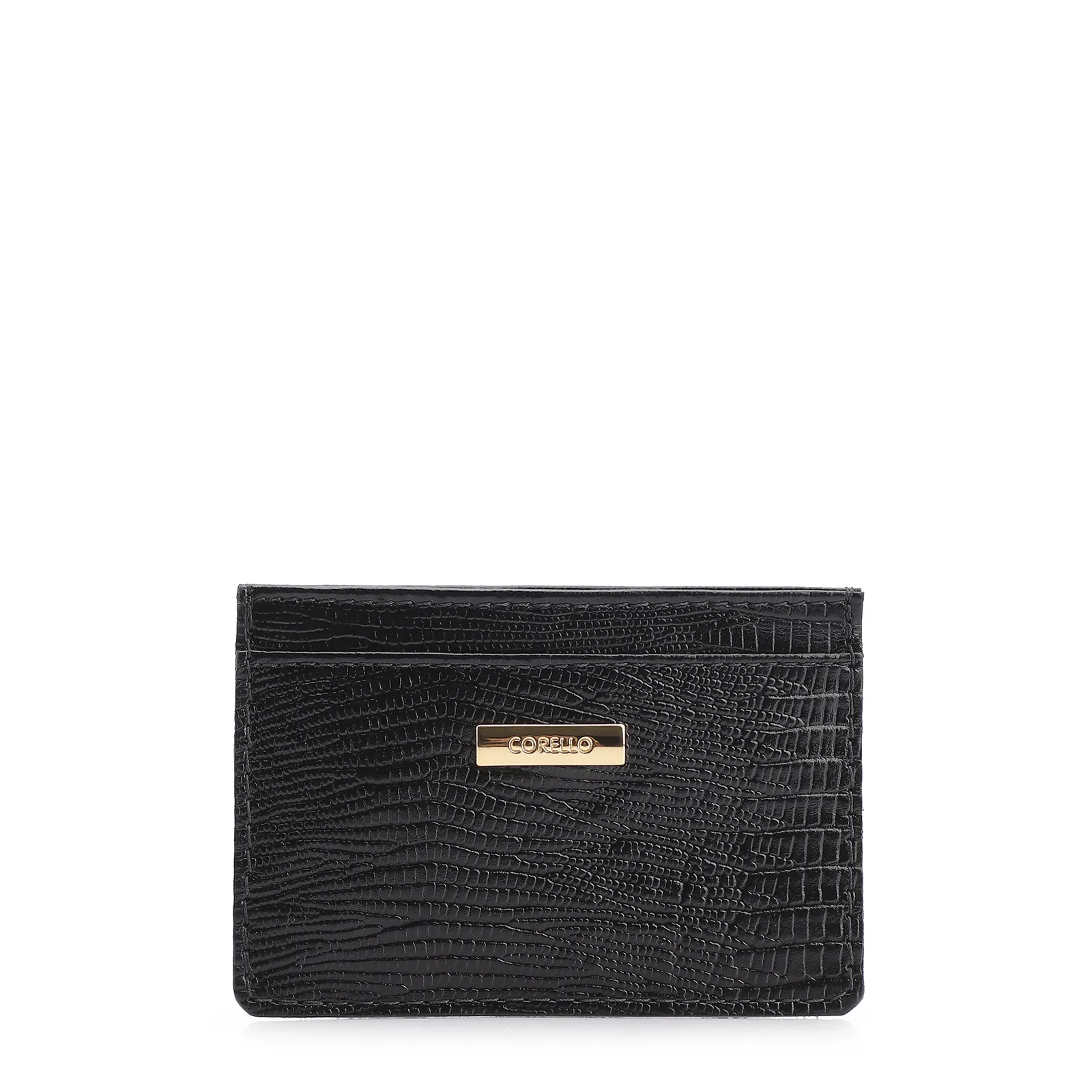Porta Cartão Lezard Preto