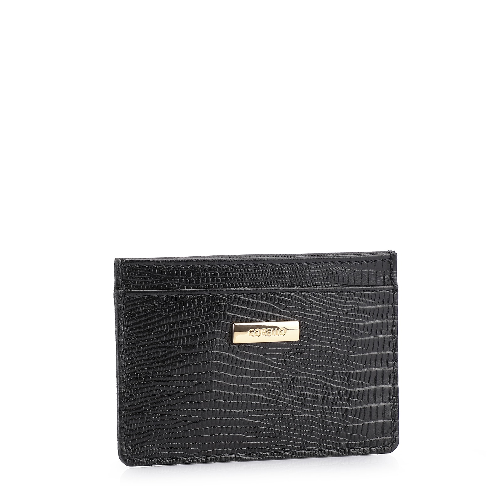 Porta Cartão Lezard Preto