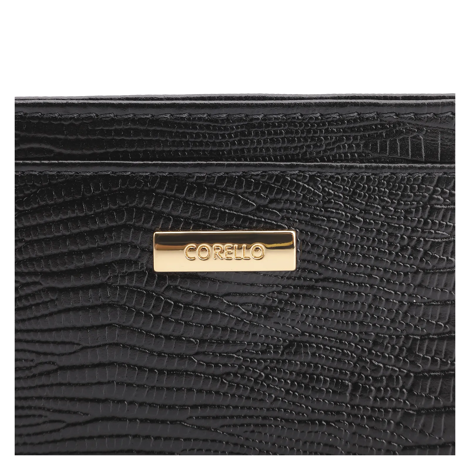 Porta Cartão Lezard Preto