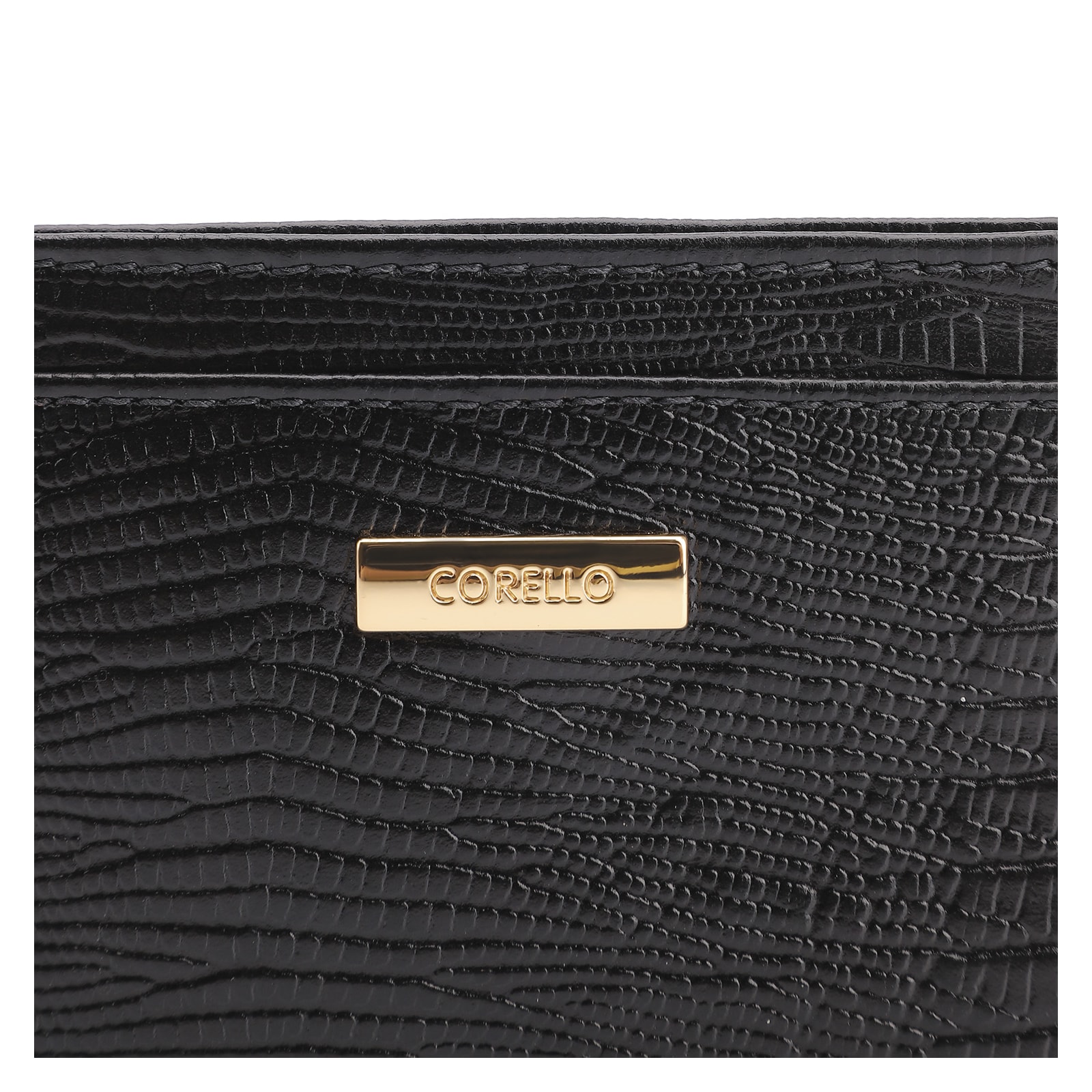 Porta Cartão Lezard Preto