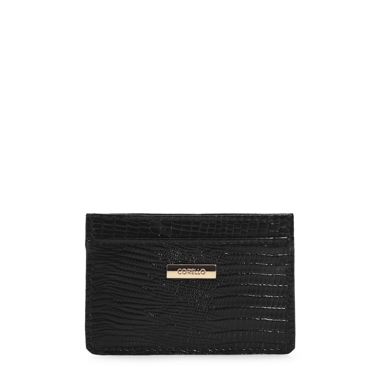 Porta Cartão Lezard Preto