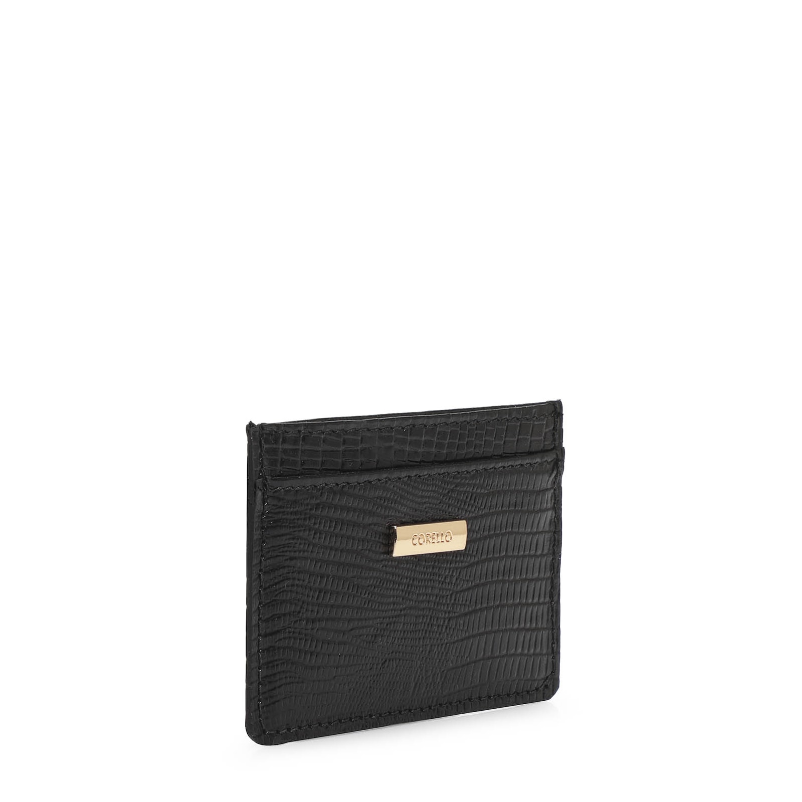 Porta Cartão Lezard Preto