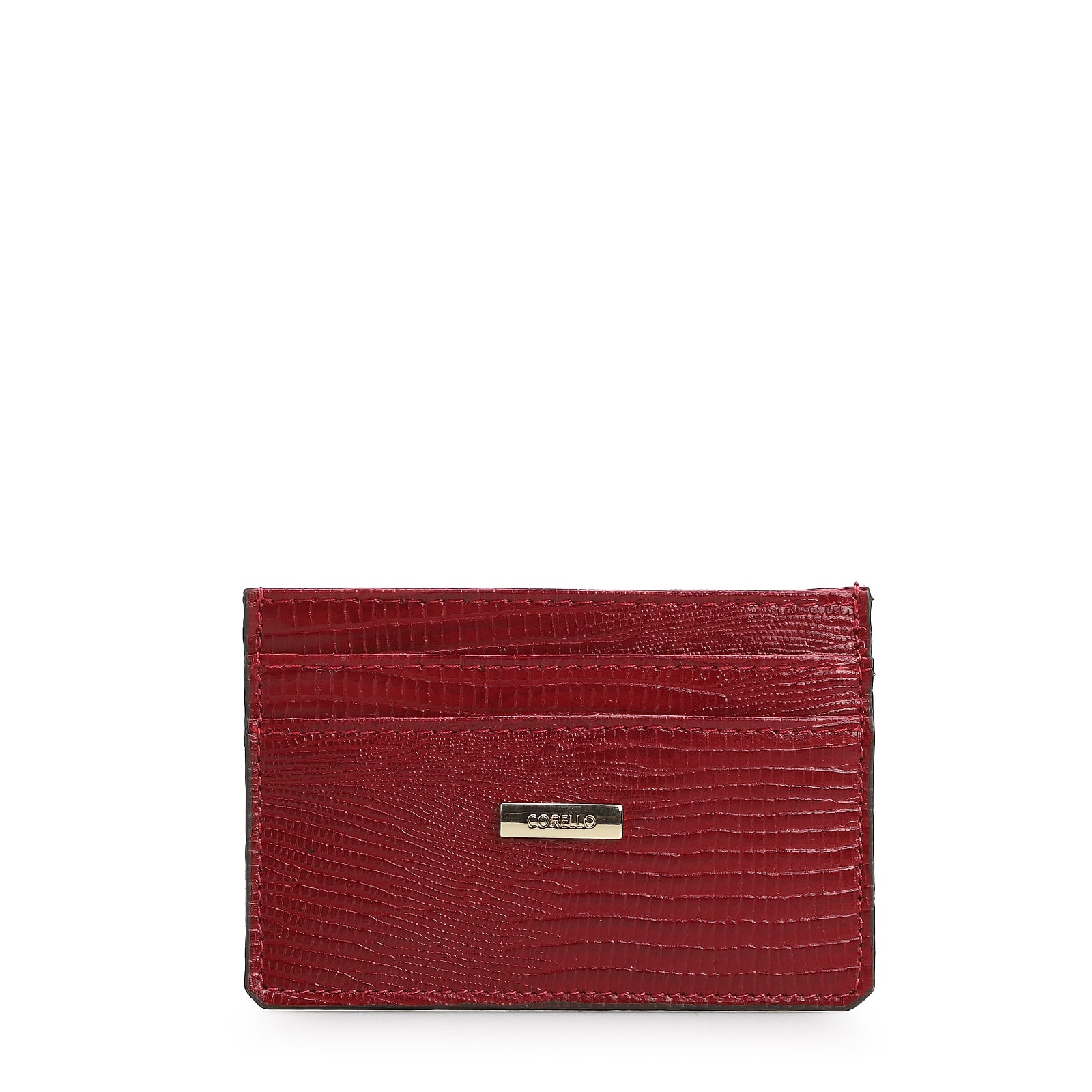 Porta Cartão Lezard Vermelho