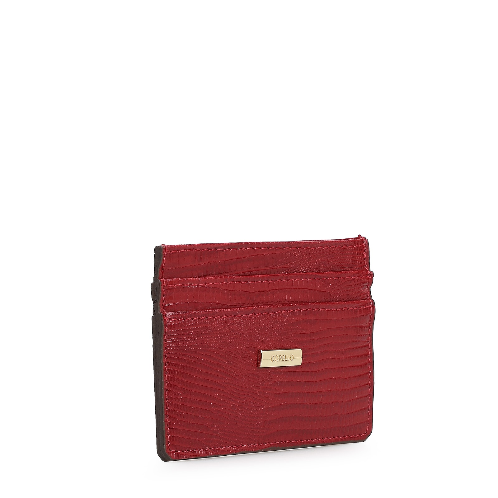 Porta Cartão Lezard Vermelho