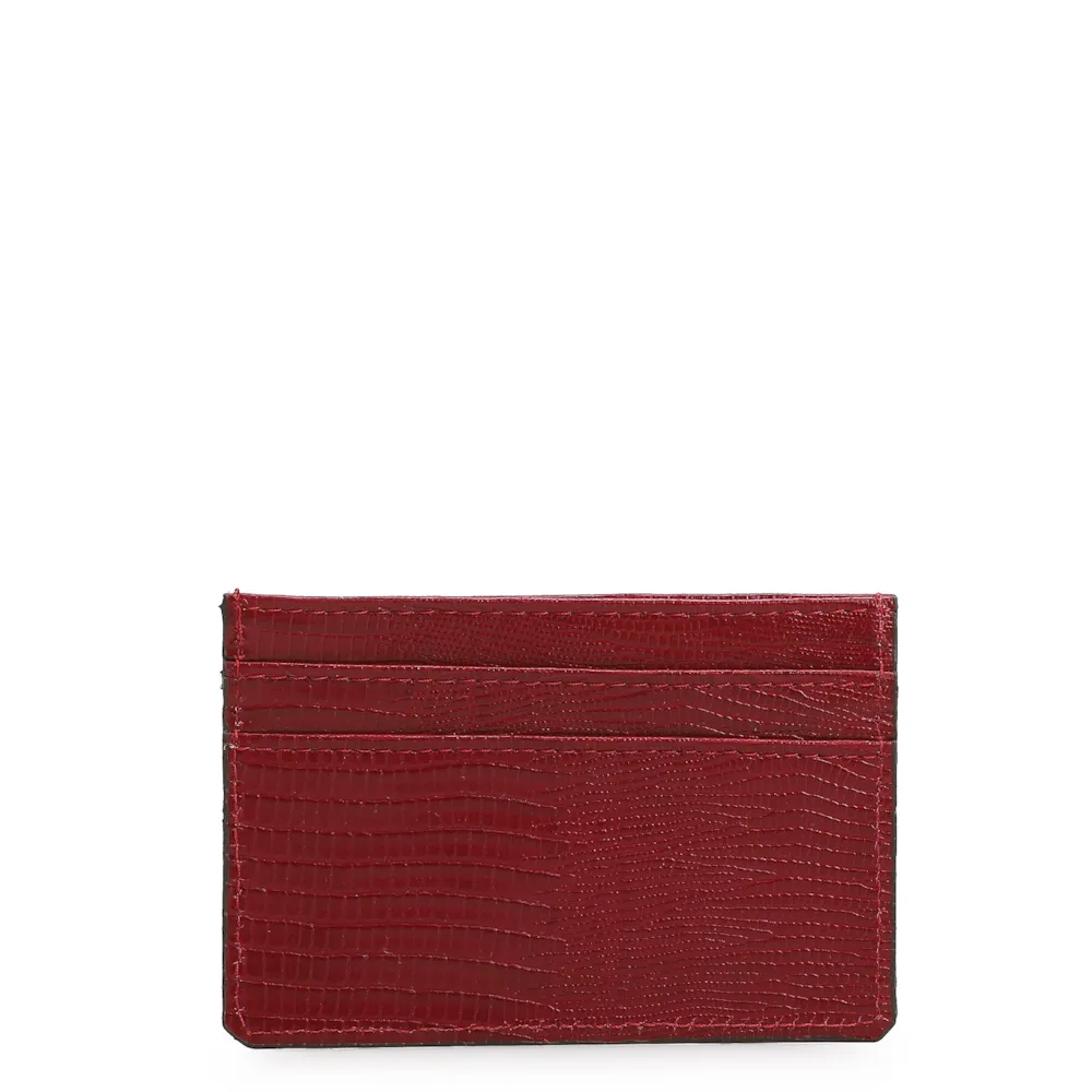 Porta Cartão Lezard Vermelho - imagem 3