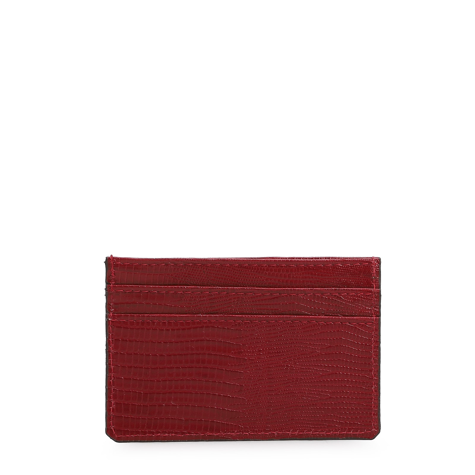 Porta Cartão Lezard Vermelho