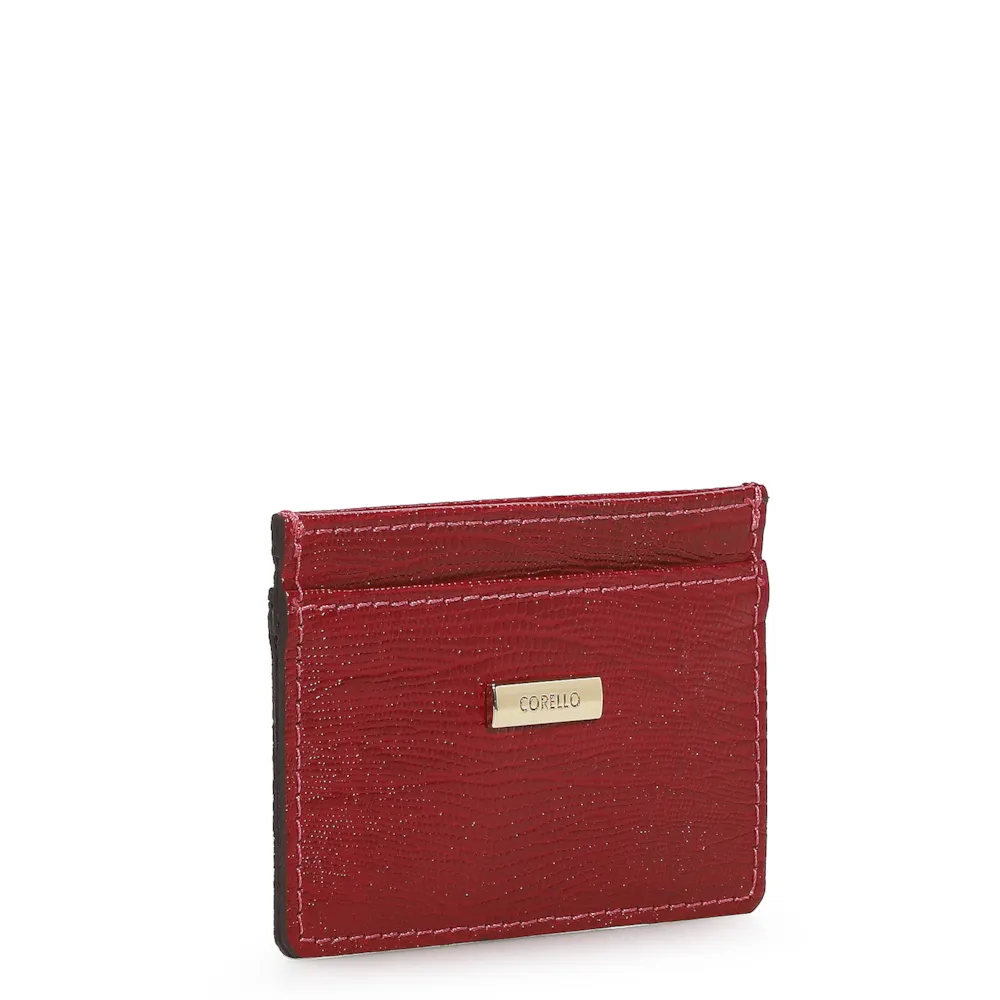 Porta Cartão Mini Lezard Vermelho - imagem 2