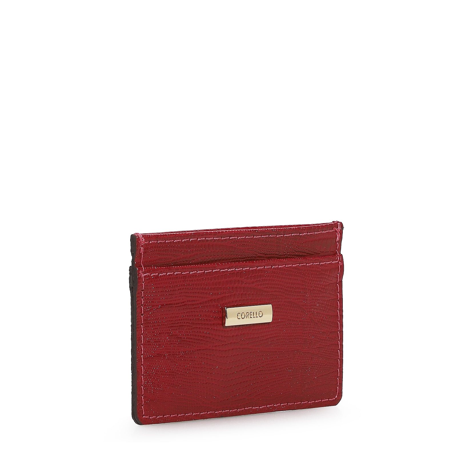 Porta Cartão Mini Lezard Vermelho