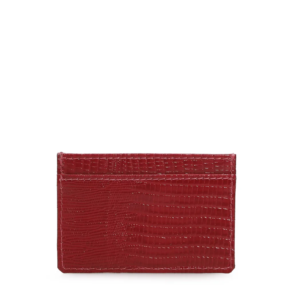 Porta Cartão Mini Lezard Vermelho - imagem 3