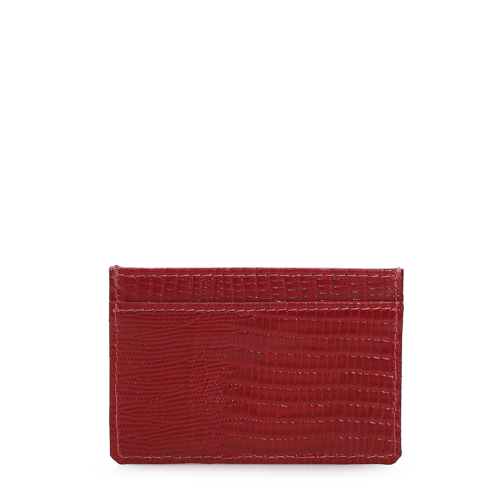 Porta Cartão Mini Lezard Vermelho