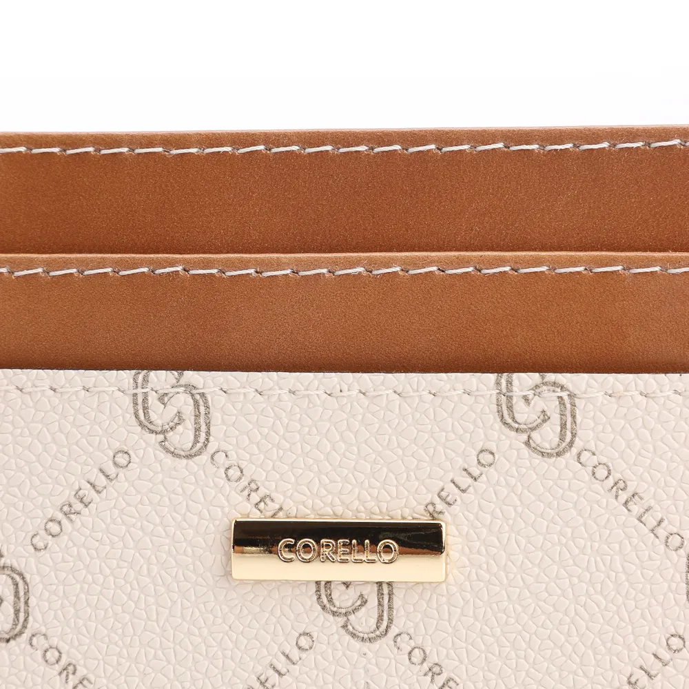 Porta Cartão Monograma Off White/Marrom - imagem 4