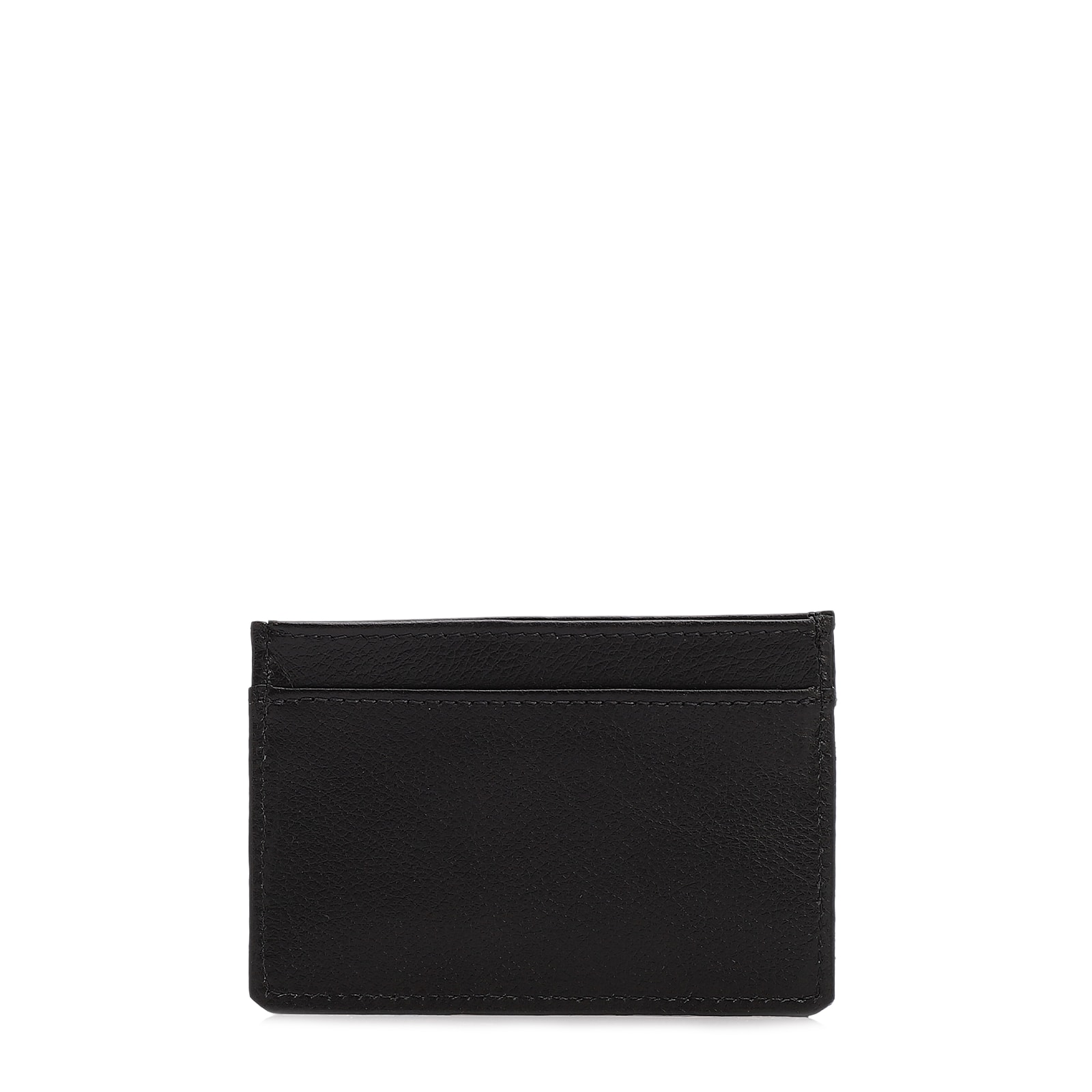 Porta Cartão Preto Couro
