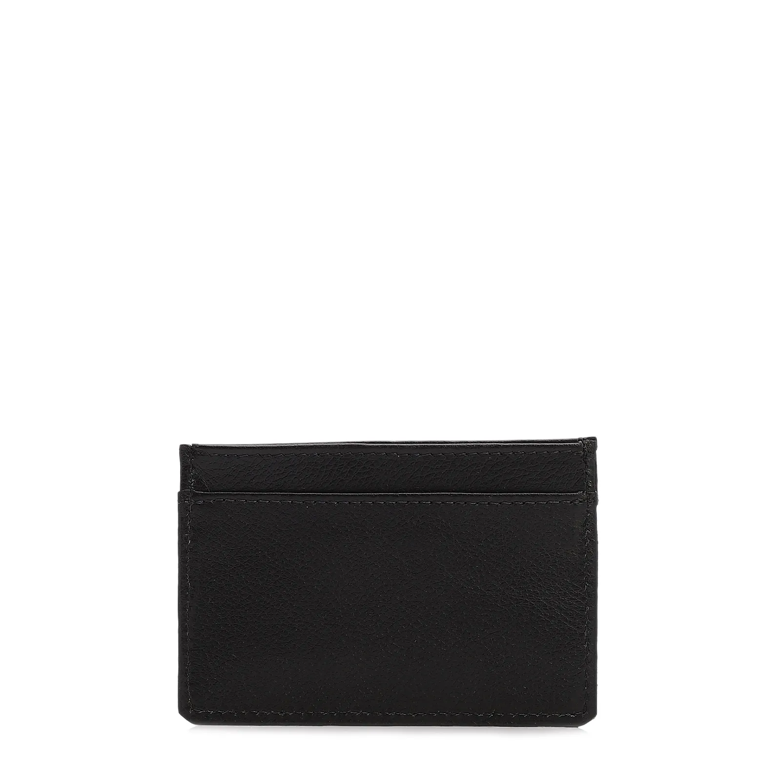 Porta Cartão Preto Couro