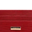Porta Cartão Vermelho Couro New Lezard - imagem 4