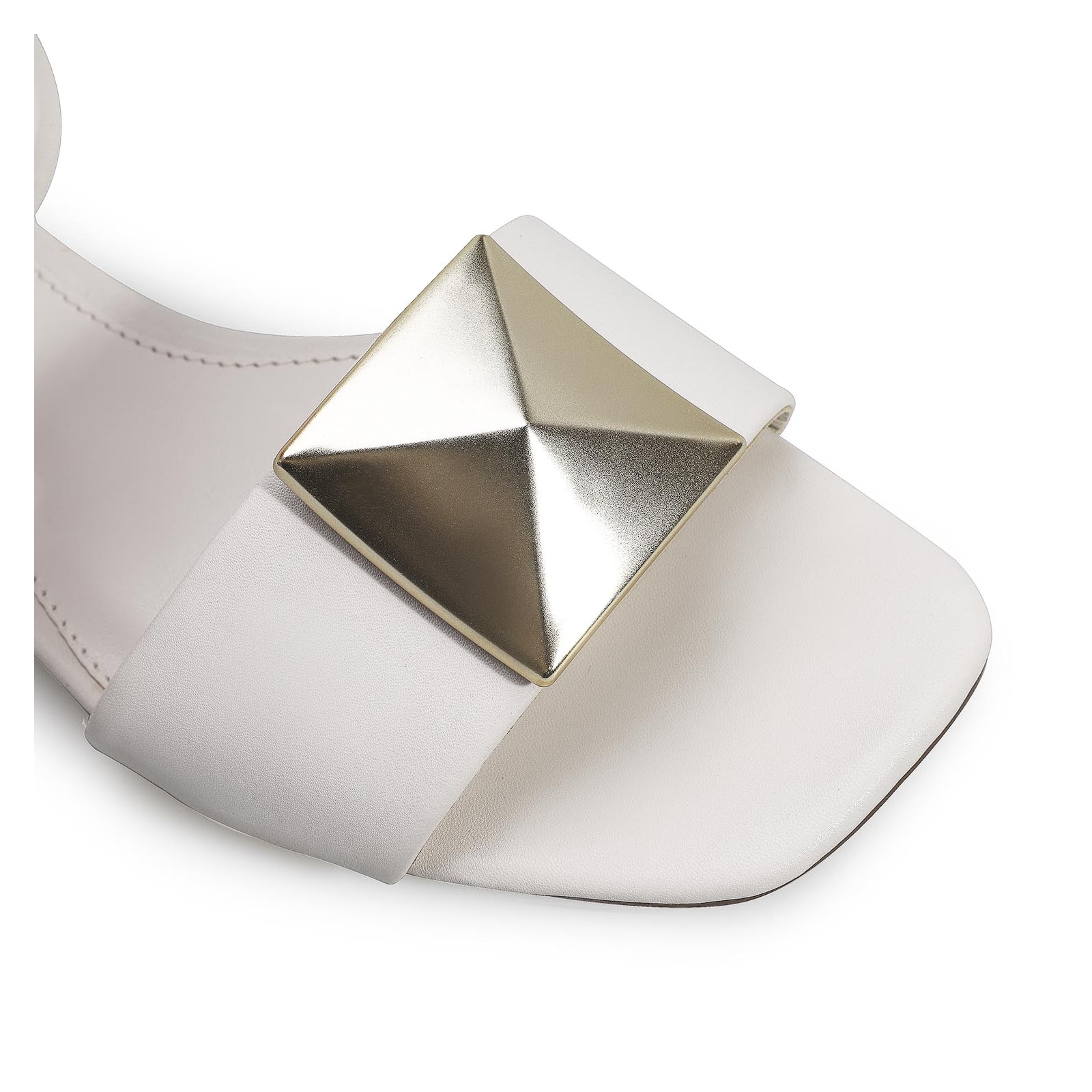 Rasteira Aysha Couro Off White