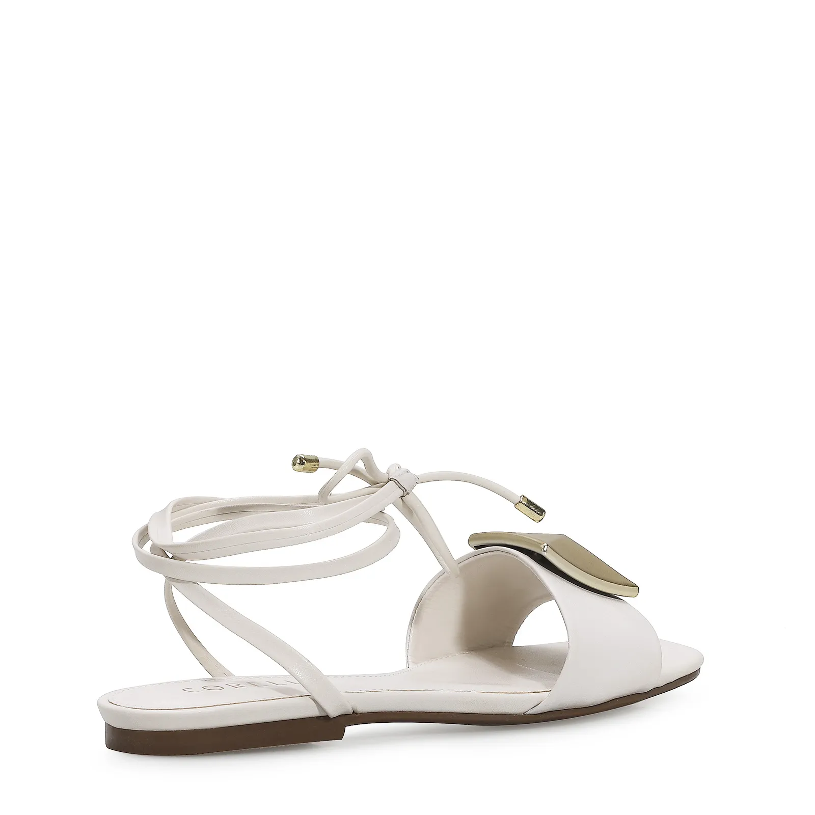 Rasteira Aysha Couro Off White