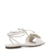 Rasteira Aysha Couro Off White - imagem 3