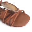 Rasteirinha Ágata Brown Couro Marrom/Ágata Marrom - imagem 7
